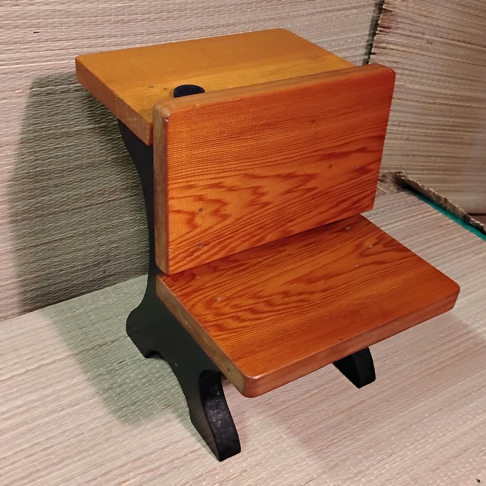 Doll Chair Wood Miniature School Desk Shelf Display For Dolls